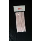 Canudo Plástico Dobrável Vermelho  